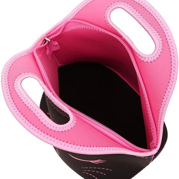 * New Cute Cat Face Bow Diamond Bling Waterproof Pink School Backpack Girls Book - Picture 12 of 15